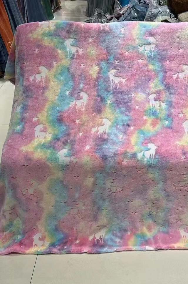 Custom Luminous Blanket Glow in the Dark