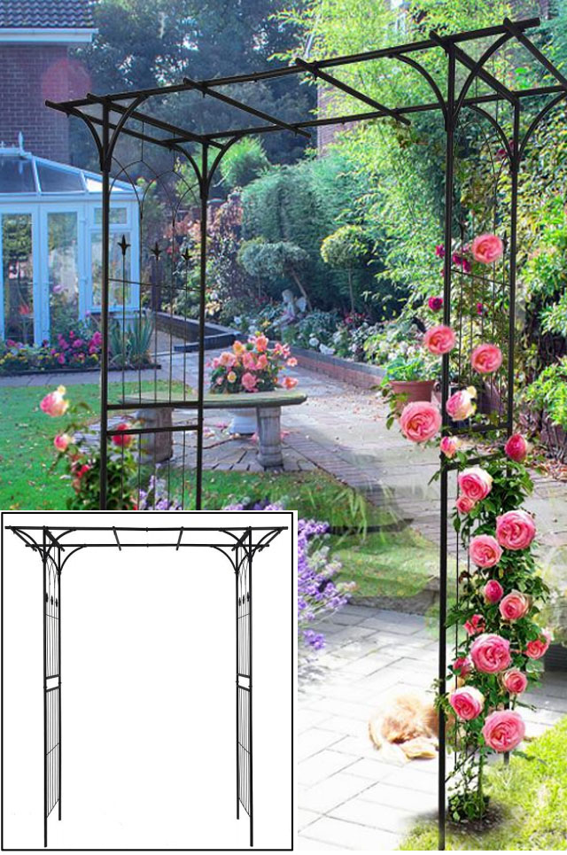 Metal Rose Garden Arch 