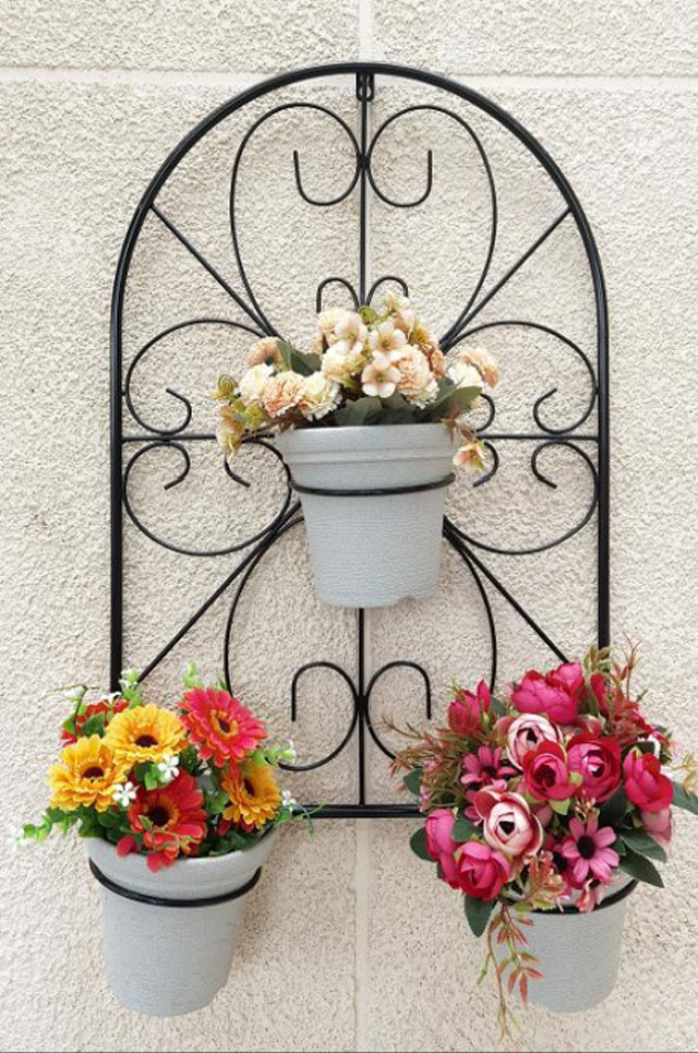 Wall Outdoor Metal Garden Flower Pot