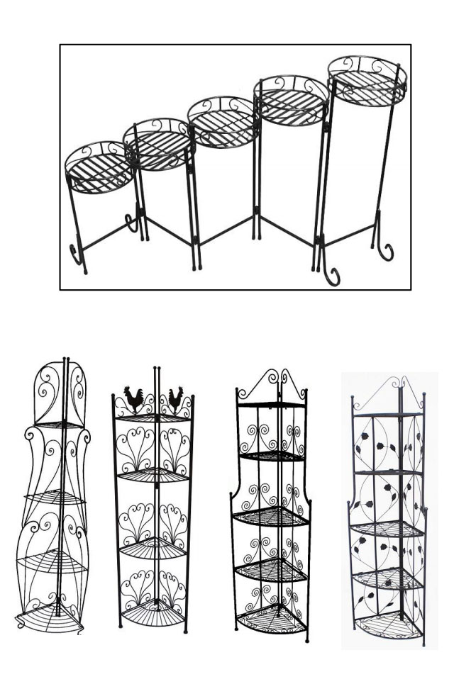 Iron Flower Pot Stand 